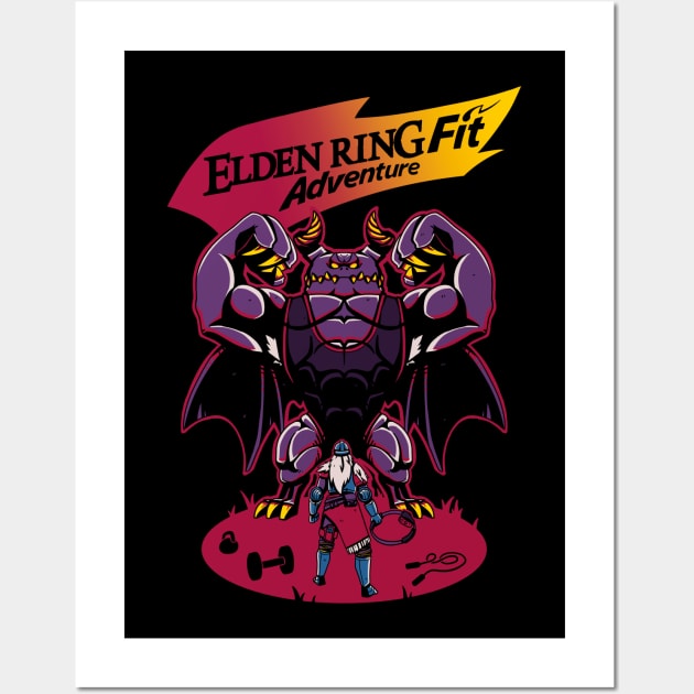 Elden Ring Fit Wall Art by TheTeenosaur